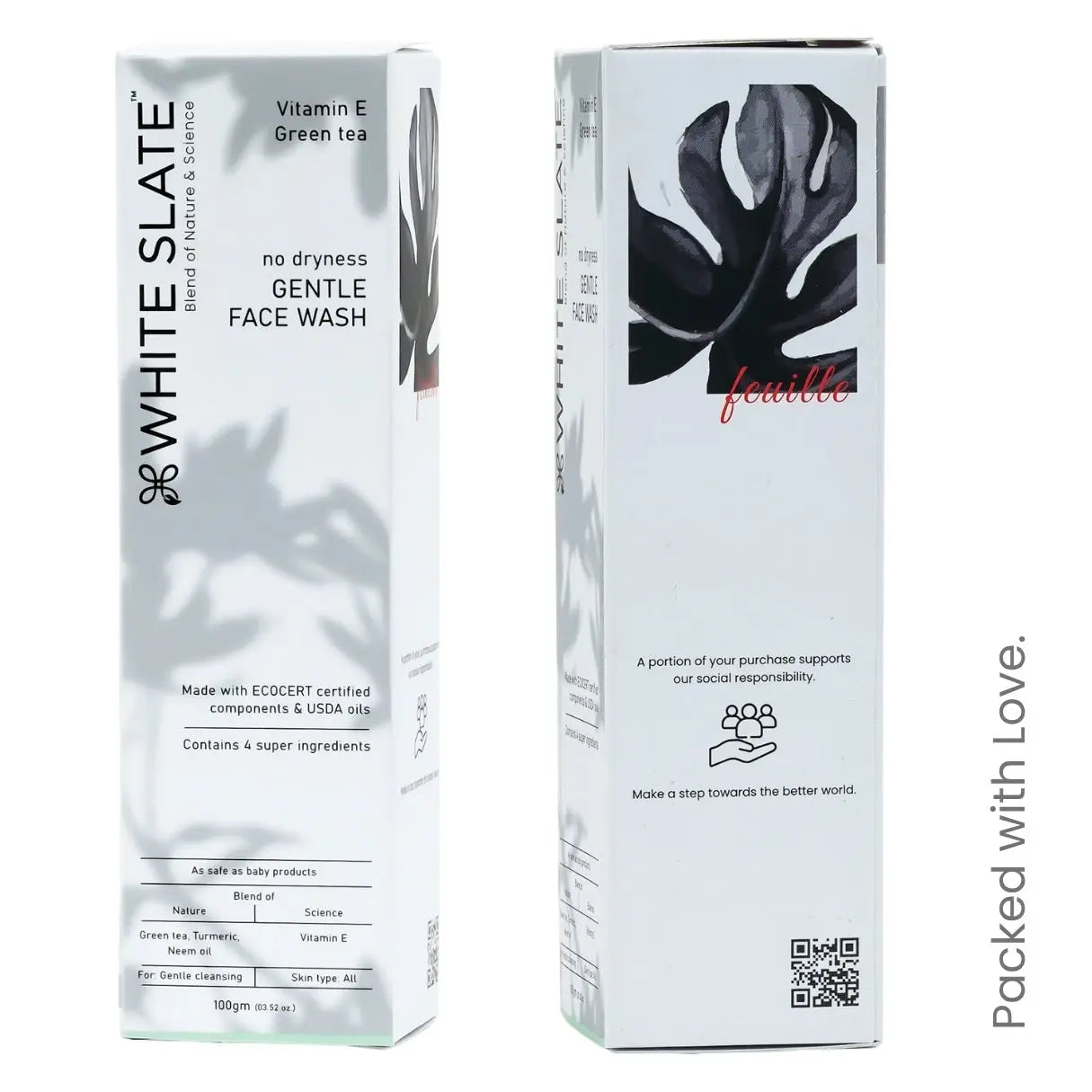 No Dryness Gentle Face Wash - WHITE SLATE