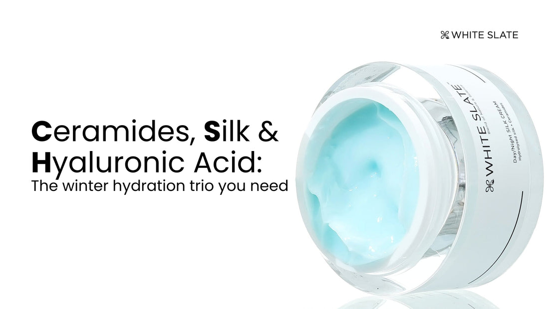 Ceramides, silk & hyaluronic acid: the winter fix you need.
