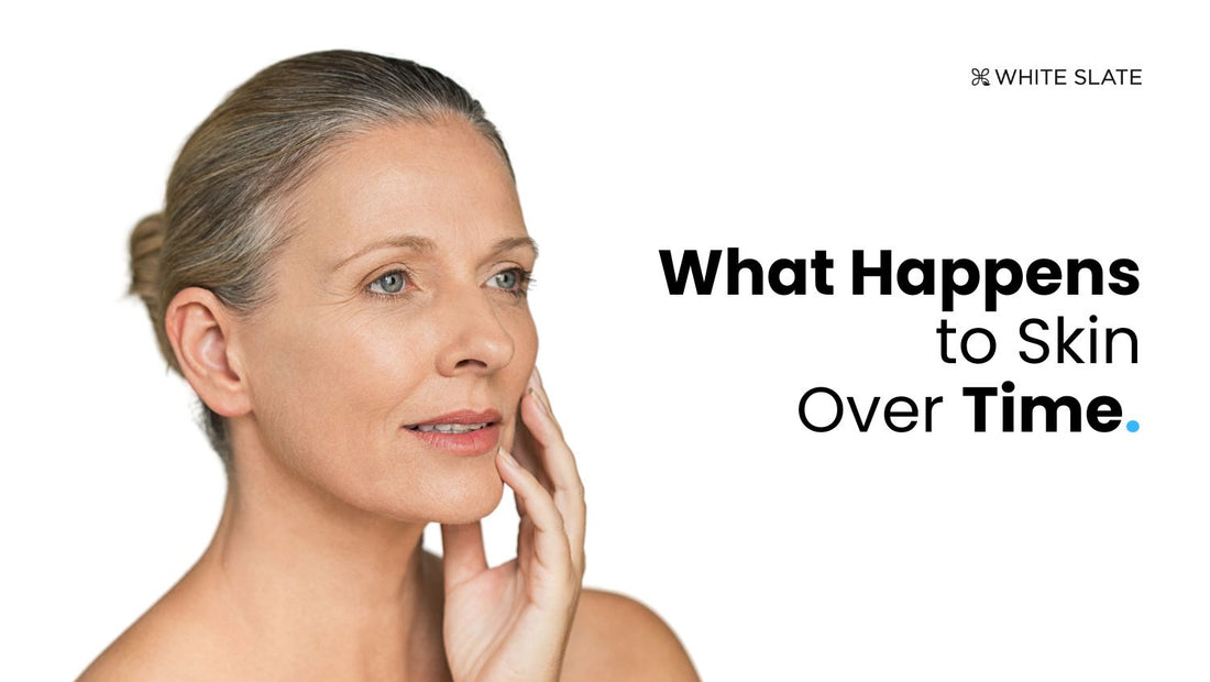What happens to skin over time