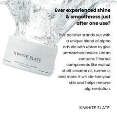 Exfoliating Face & Body Polisher - WHITE SLATE