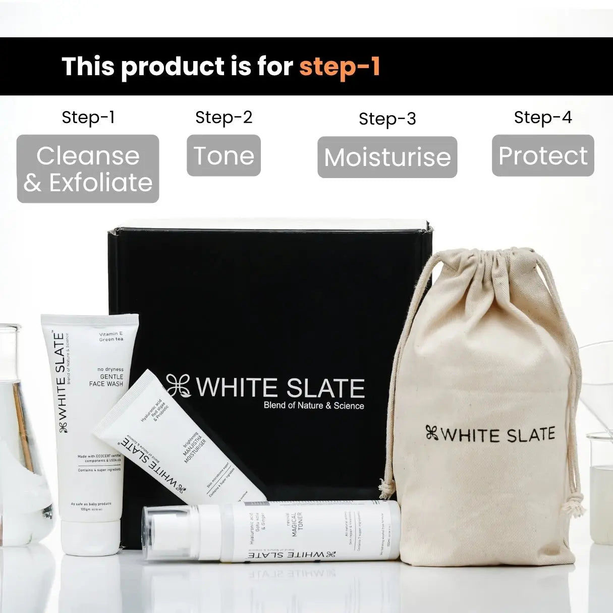 Exfoliating Face & Body Polisher - WHITE SLATE