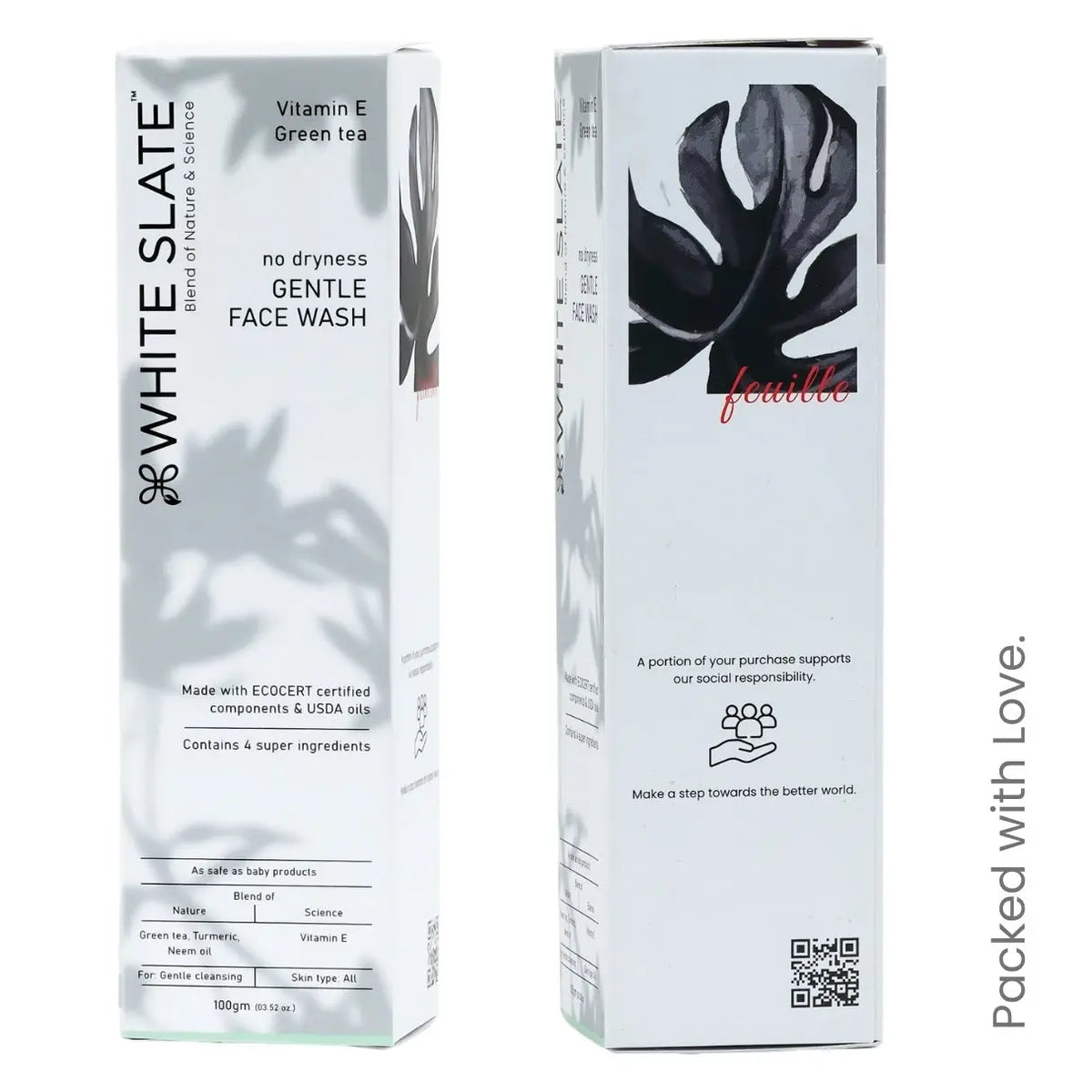 No Dryness Gentle Face Wash - WHITE SLATE