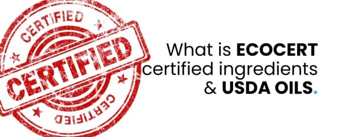 ECOCERT Certified Ingredients